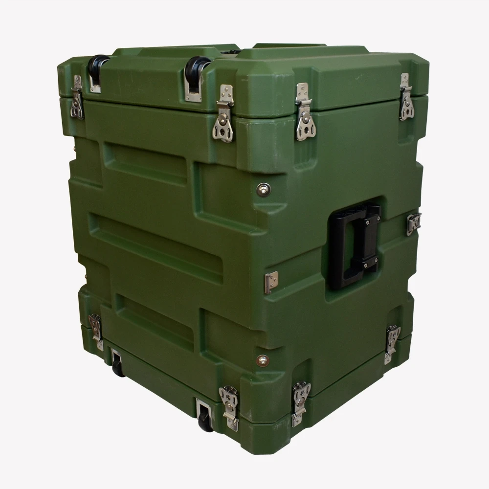 Customizable Hard Plastic Rotational Audio Rack Mount Case