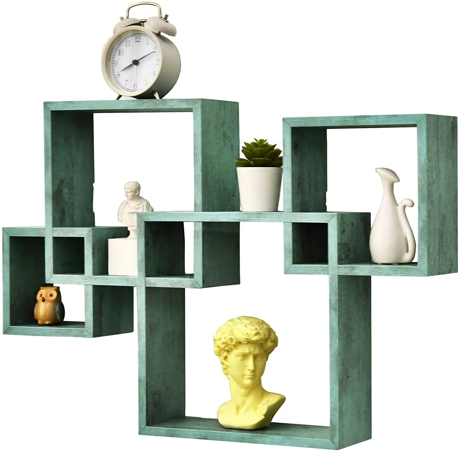 Деревянная настенная полка деревенская плавающая современная мебель для гостиной коробка кухни модный деревянный стиль хранения