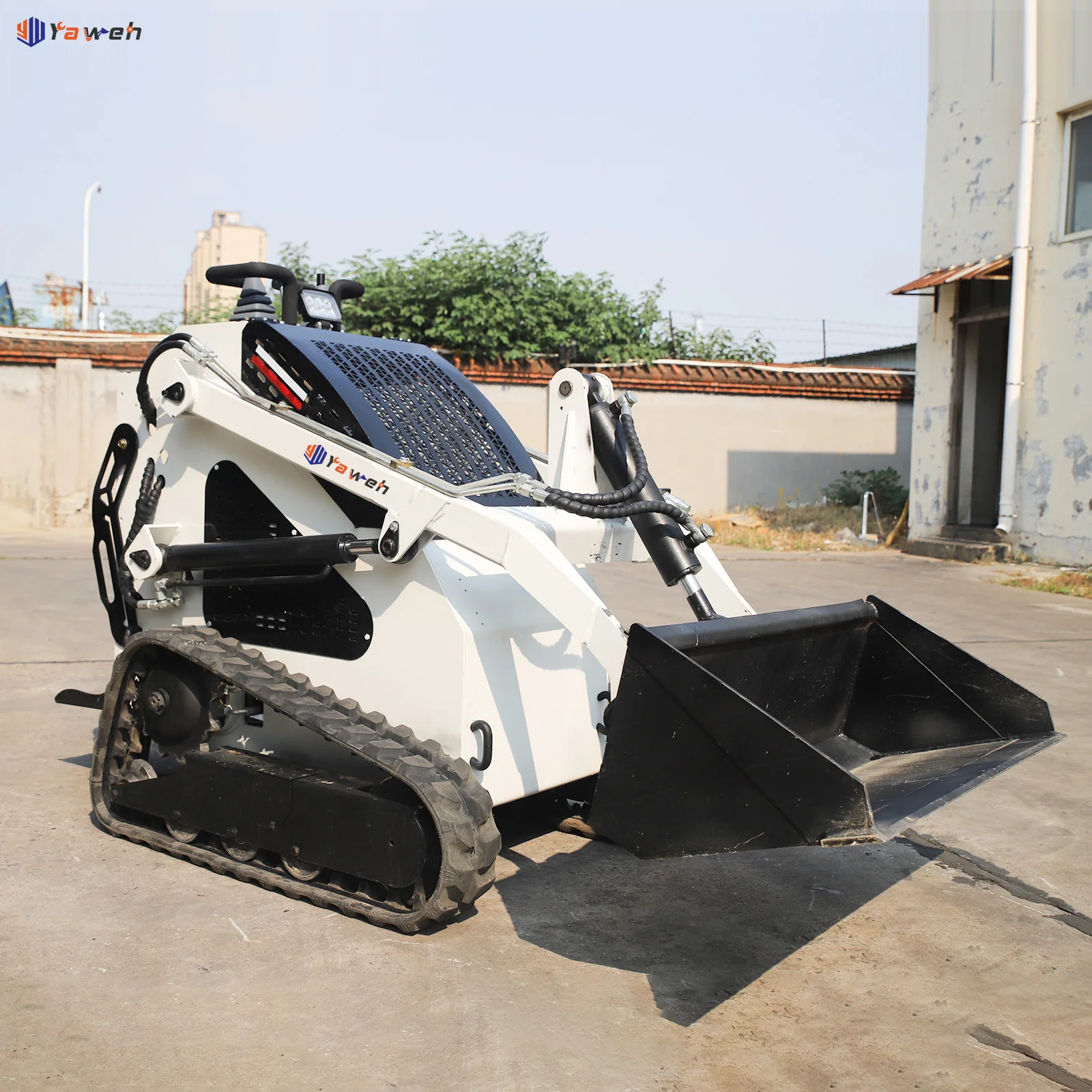 Yaweh EPA skid steer loader steer loaders multifunction Hydraulic mini skid steer kubota 1.5 ton 2 ton 3 ton for sale