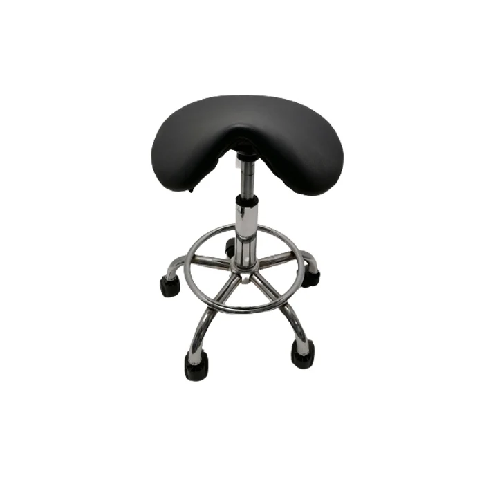 Hot Sale Modern Beauty Salon Stool Chair Black Durable Salon Equipment Spa Pedicure Technician Stool With Wheels