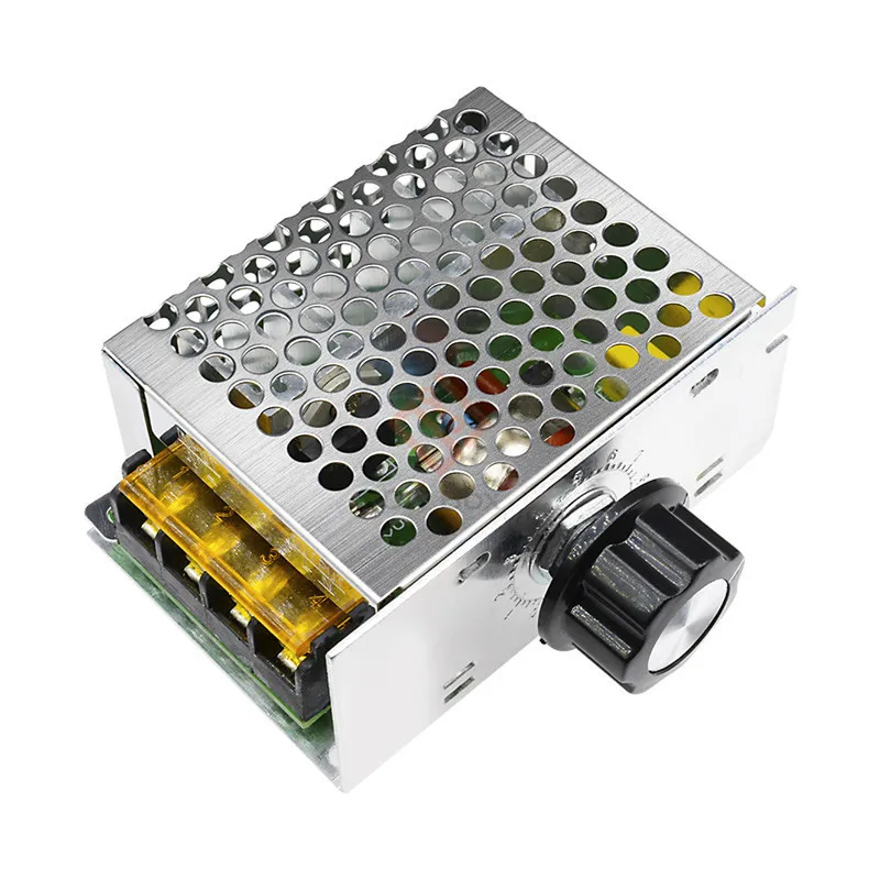 4000W 220V AC SCR Motor Speed Controller Module Voltage Regulator Temperature Dimmer for Electric Furnace Water Heater LED Light