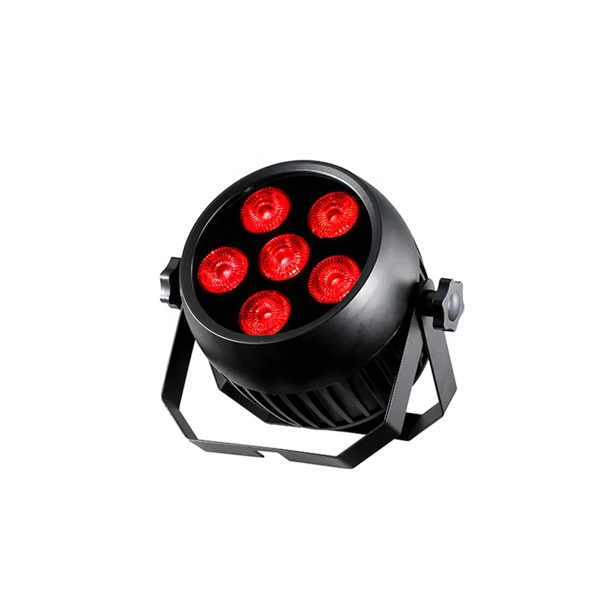 Водонепроницаемый светильник par 6x18 Вт 6 в 1 телефон WIFI + 2,4G WDMX + IRC LED Par IP65