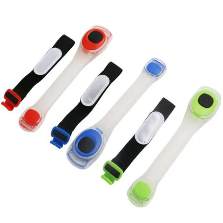 Yiwu 2022 2023 Best Selling Colorful Arm Light Leg Band Led Light Bicycle Run Warning Safety Wristband Armband Led Light