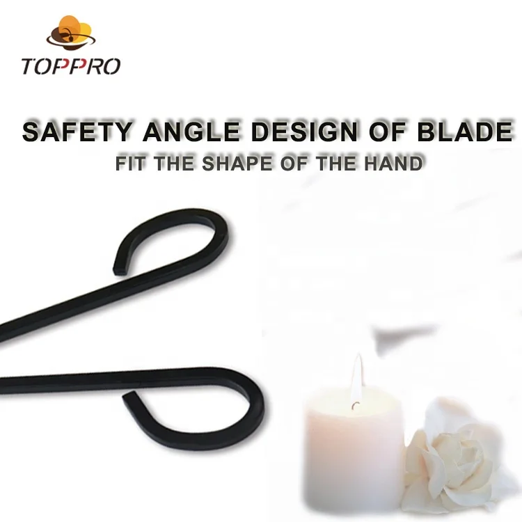 
C006 Factory direct wholesale Black Candle Wick trimmer snuffer Candle scissors Accessories 