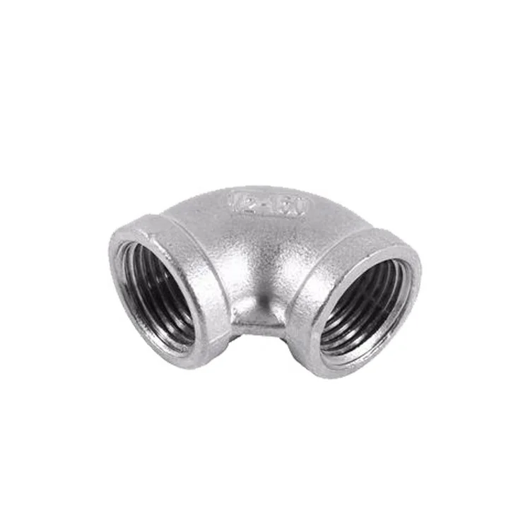 Прямая Заводская поставка Колено 90 градусов SS 1/2 & 304 F/M Npt/Bsp резьбовые фитинги Pip 316 дюйма