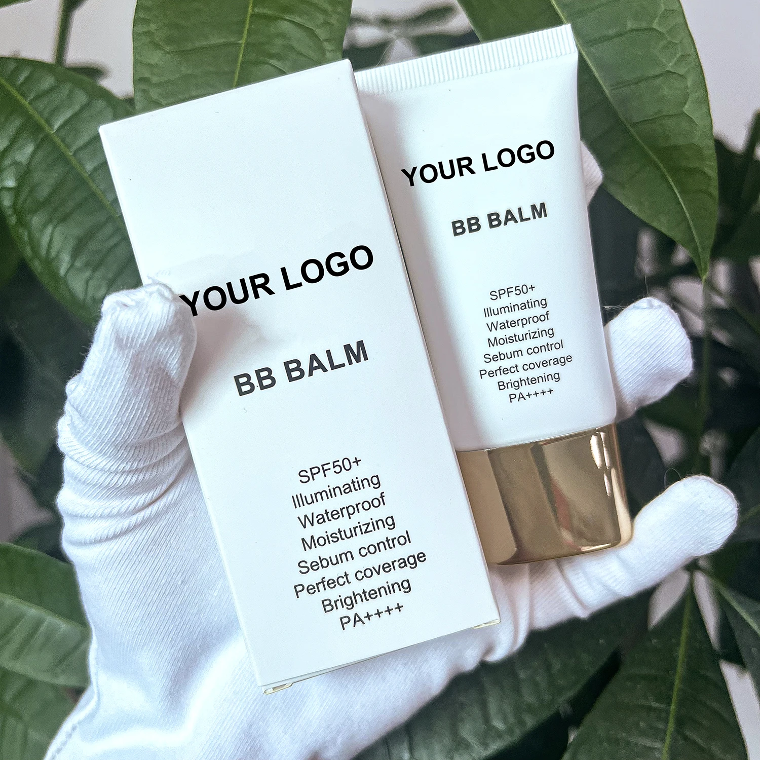 Private Label Moisturizing Whitening Organic Non-Sticky Vegan Cruelty Free Wholesale Custom Your LOGO Waterproof Sunscreen Cream