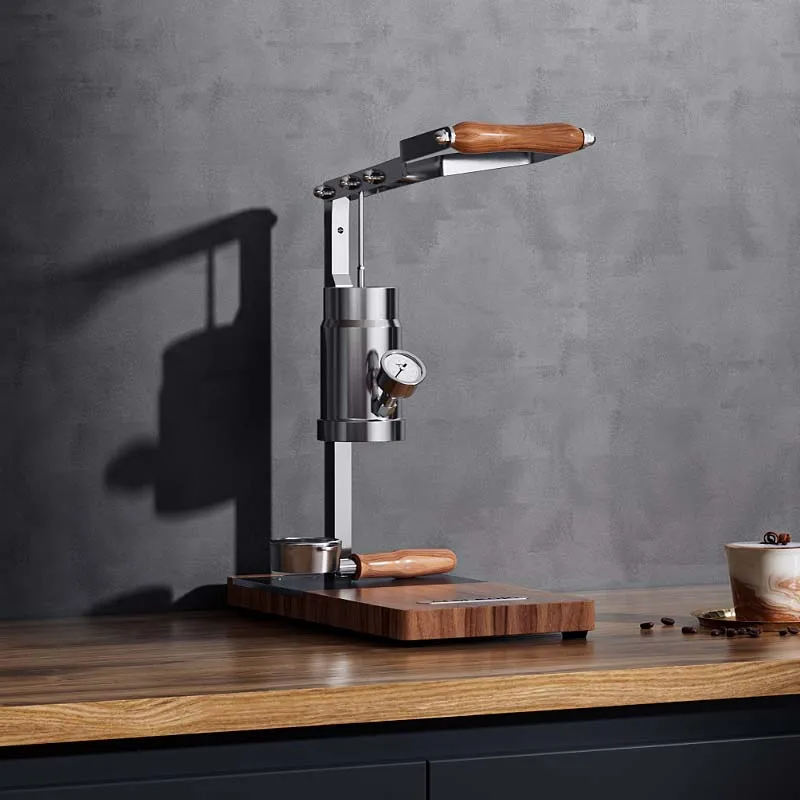 Небольшой легкий продукт 1-16 бар под давлением Коммерческая нержавеющая сталь эспрессо ручная кофемашина