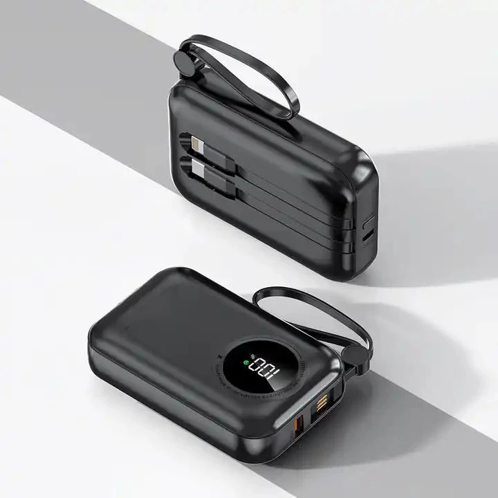 UUTEK most selling product in alibaba power bank 10000mAh with cables PD 20W super fast charging power banks & power station