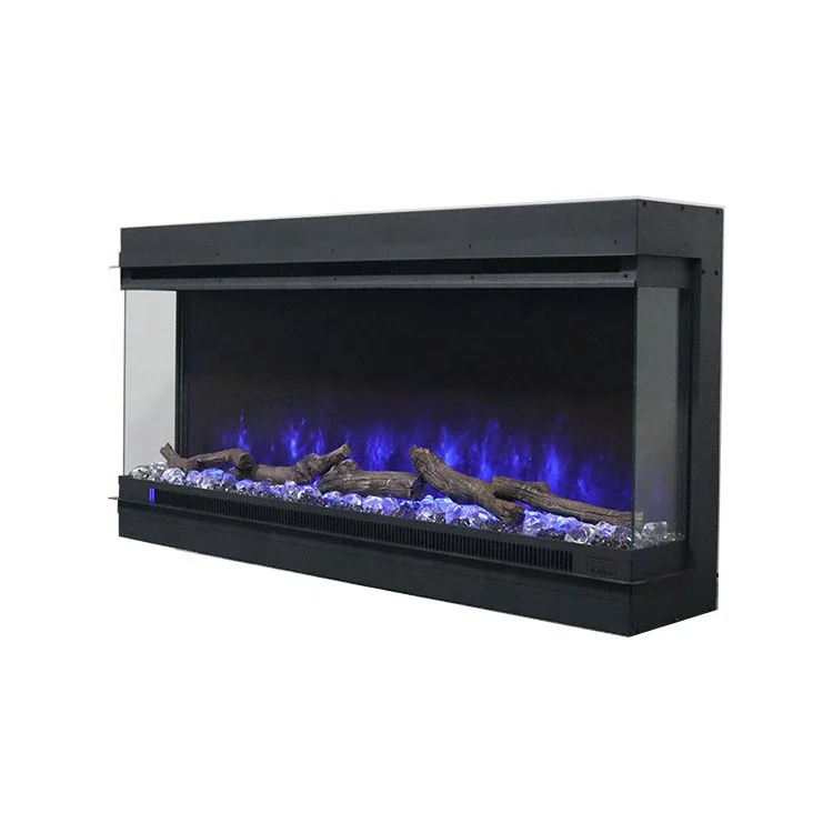 Wholesale Full Recessed Steel Electric Fire place Heater 15KW Built In Electric Fire place LED Flame Electric Fireplace