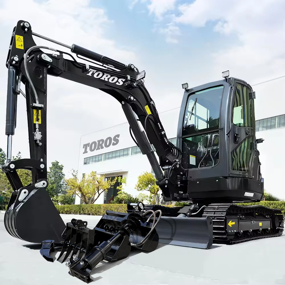 Free Shipping Hot Sale CE/EPA EURO 5 mini excavator accessories hydraulic mini excavator digger 3ton excavator