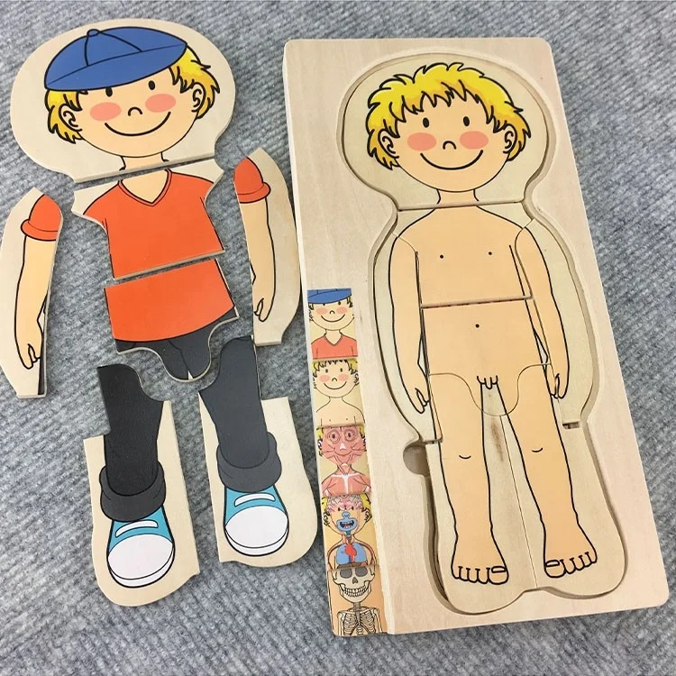 
Eco-Friendly Wooden Kids Toys Puzzle WD23017 