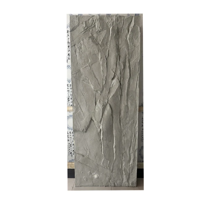China manufacturer PU Faux Stone Wall Panel Polyurethane Artificial Landscape Stone Big Slab Panel for outdoor decoration