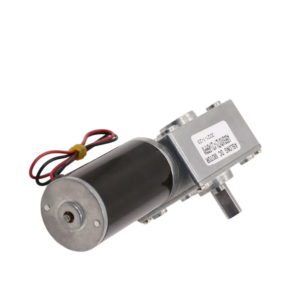 Mini 2RPM 100RPM 70kg.cm DC 12V 24V micro 31zy high torque self-locking intelligent robot low noise electric worm gear motor