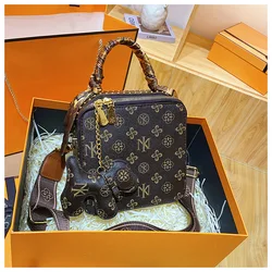 Luxury Designer Brand  Large Capacity High  Quality Handbag Square Tote Shopping Gift Bag for Women
