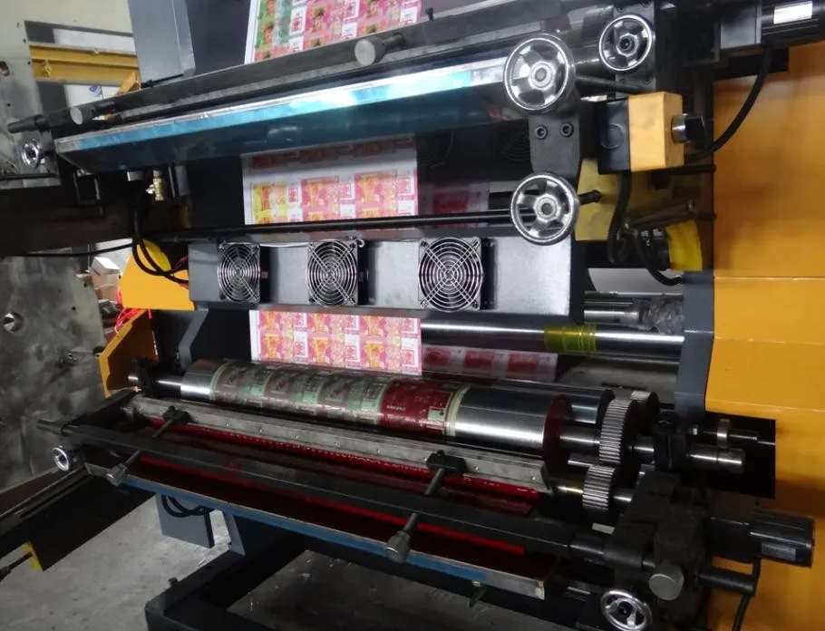 DC-2600 Plastic PE BOPP PET PVC Film Paper New 2 Color Flexo Flexographic Printing Printers