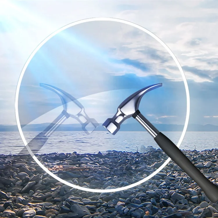 Поликарбонатные линзы 1,59 поликарбоната PC с голубым покрытием UV420, фотохромные оптические линзы Hmc с голубым покрытием