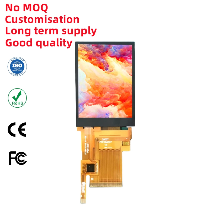 Manufacturer customized 2.6 inch display screen 240 * 320 RGB/SPI/MCU interface 2.6 inch ips tft LCD display module