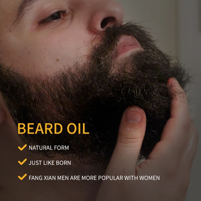Wholesale Organic Beard Growth Oil Conditioner Promotes Essential Oil Serum For Men Beard Care Products Private Label OEM