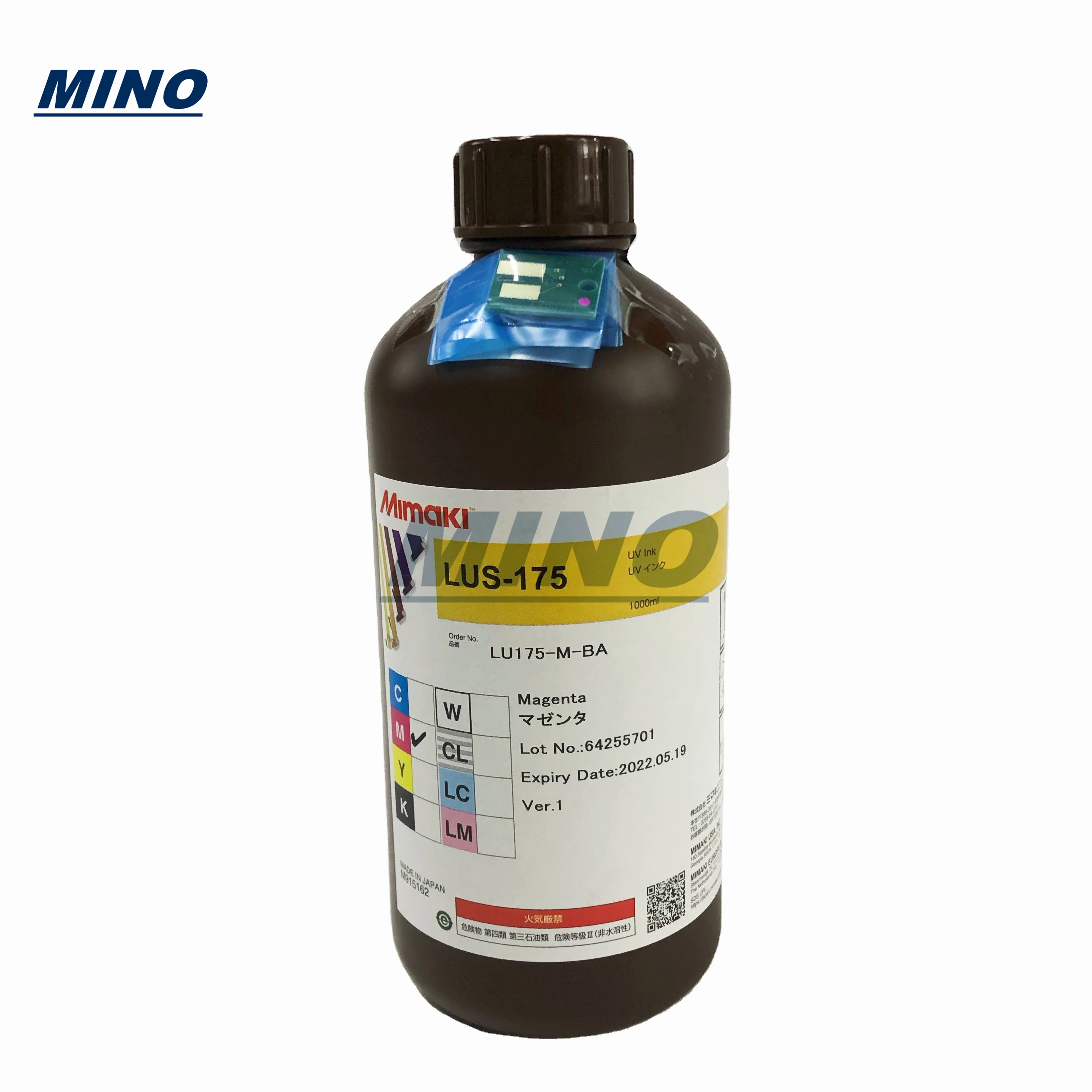 original Mimaki LUS-175 UV curable ink for UJF6042 /UJF3042 MKII printer with 8 colors  1000ml