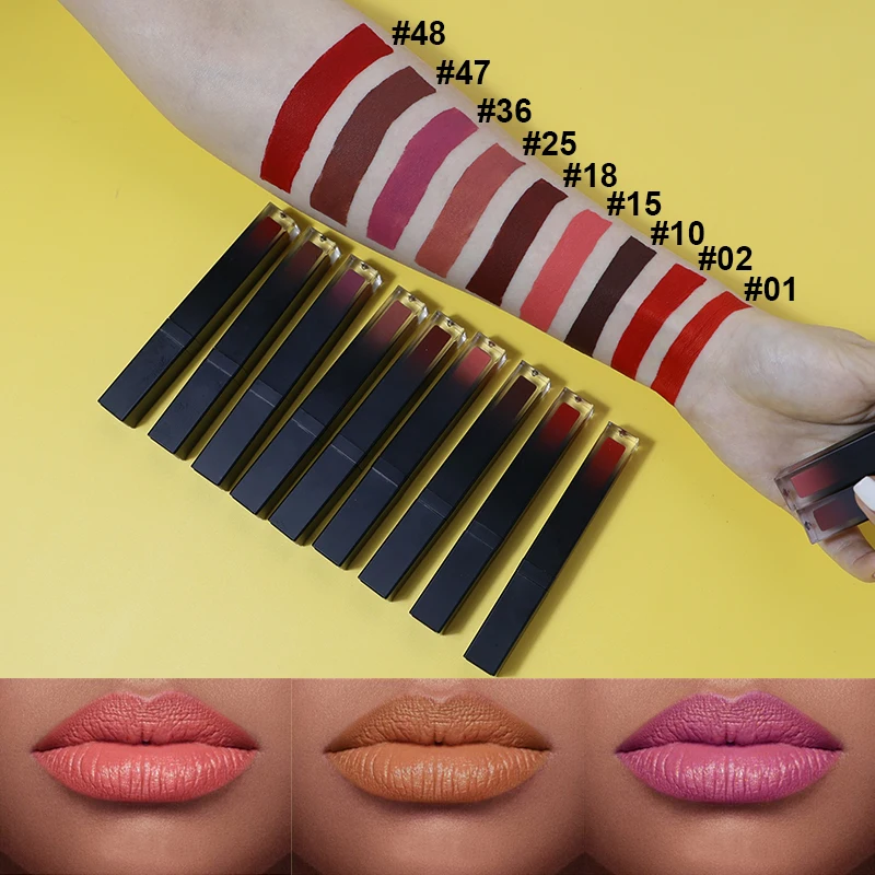 Lipstick Tube Packaging Mood Lipstick Create Green Orange Lipstick