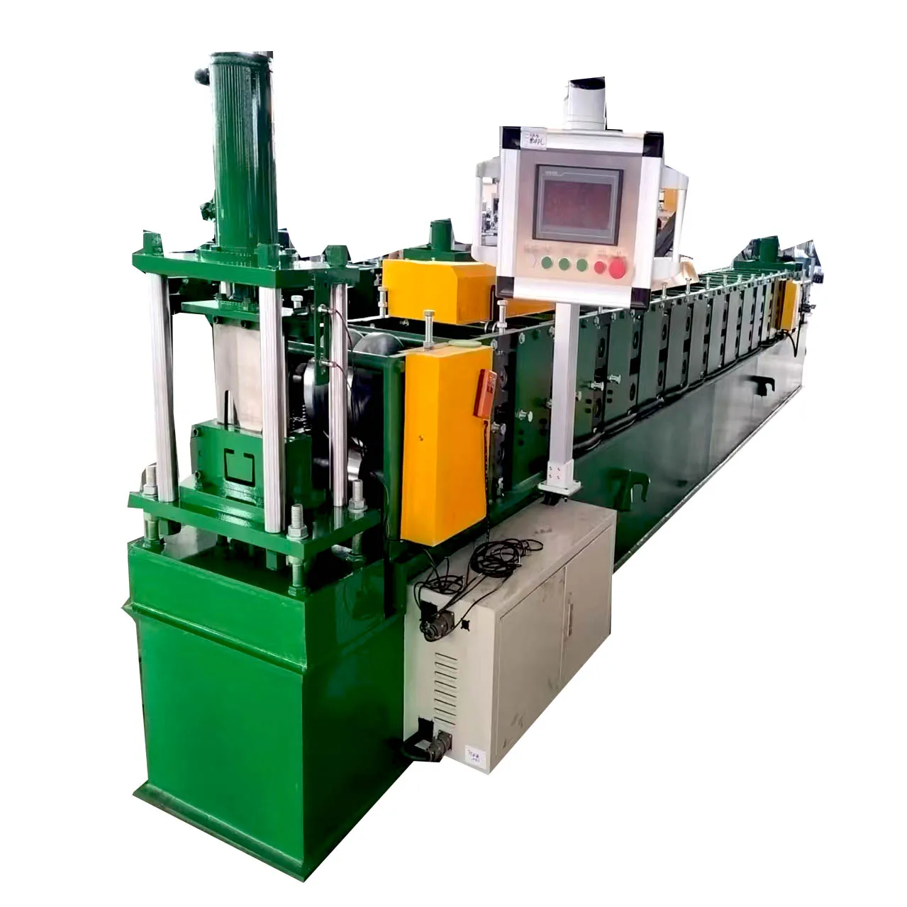 Fully automatic CU channel Drywall Profile Hat Omega Channel Track making Machine Steel Frame roll forming machine
