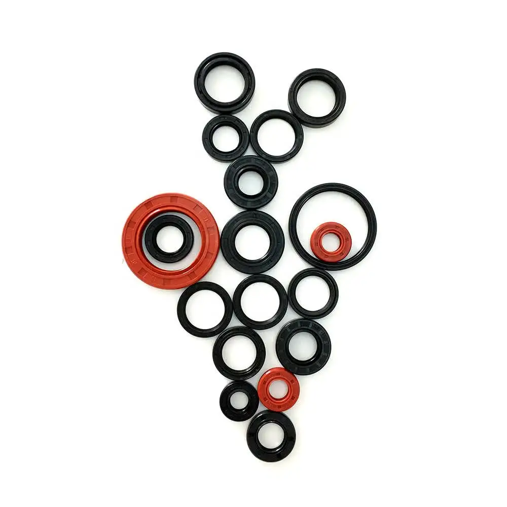 Black Brown Red TC SC NBR 12*30*10 Single Lip Double Oil Seal