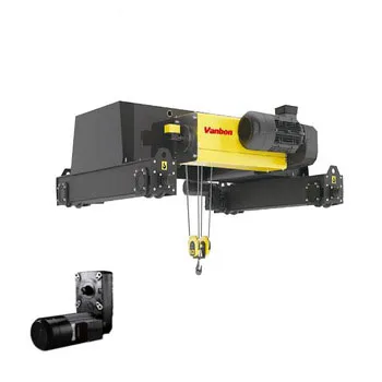 factory Vanbon 1 ton 2 ton 5 ton electric winch 220v for girder Bridge Crane electric wire rope Lift electric hoist