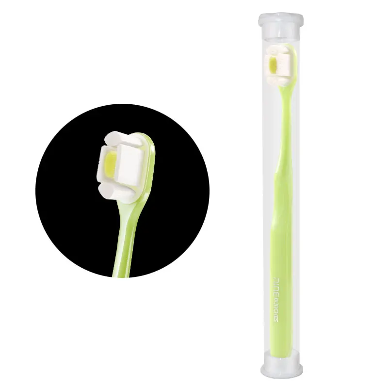 Dental Adult Size Pregnant Woman Type Medical Level 10000 Super Ultra Soft Bristles Plastic Nano Toothbrush