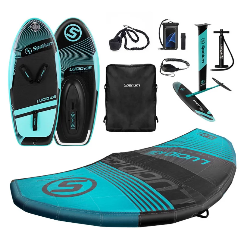 Spatium 2024 Newly developed kite surfboard set carbon aluminum wing inflatable hydrofoil board for sale