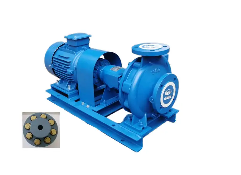 DIN24255 Standard EKD Horizontal Pump Cooling Water Circulation Single-Stage End Suction Pump Unit with Outlet 32mm MEI>0.4