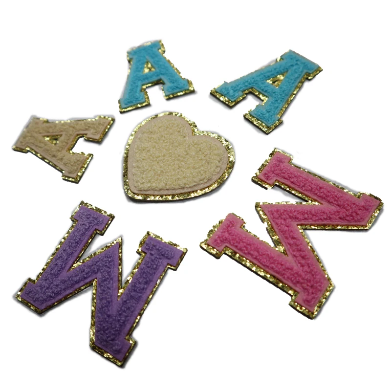 Hot Sale Factory Direct Custom 3d Felt Embroidery And Chenille Letter Patches Mens