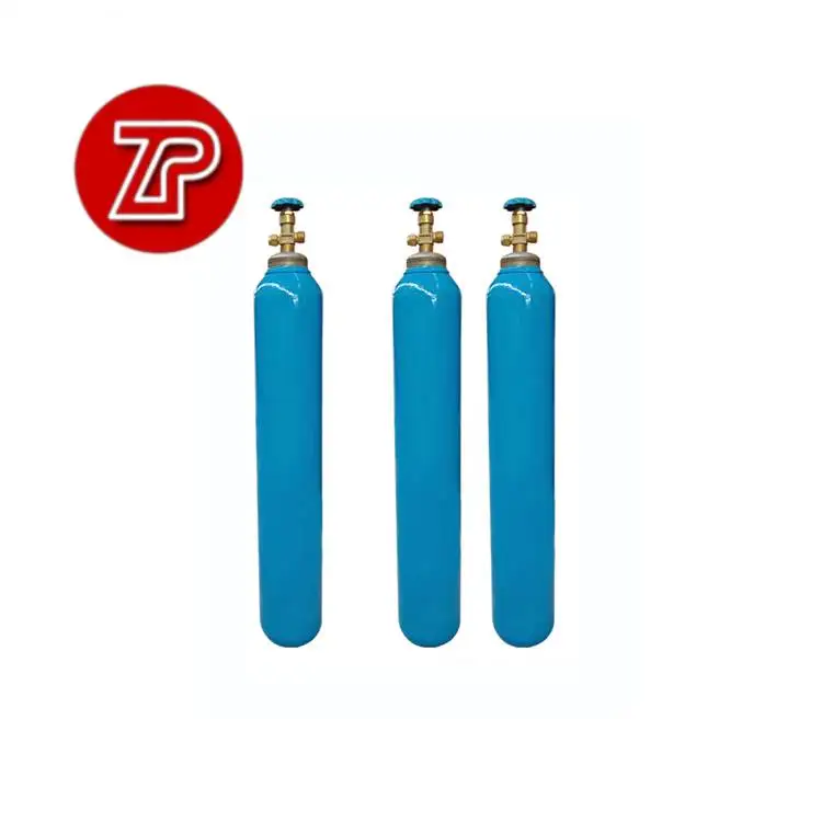 Industrial Grade 8L Seamless Steel Cylinder High Pressure 140-15Mpa Oxygen Cylinder 5kg Weight Large Stock Industrial Gas