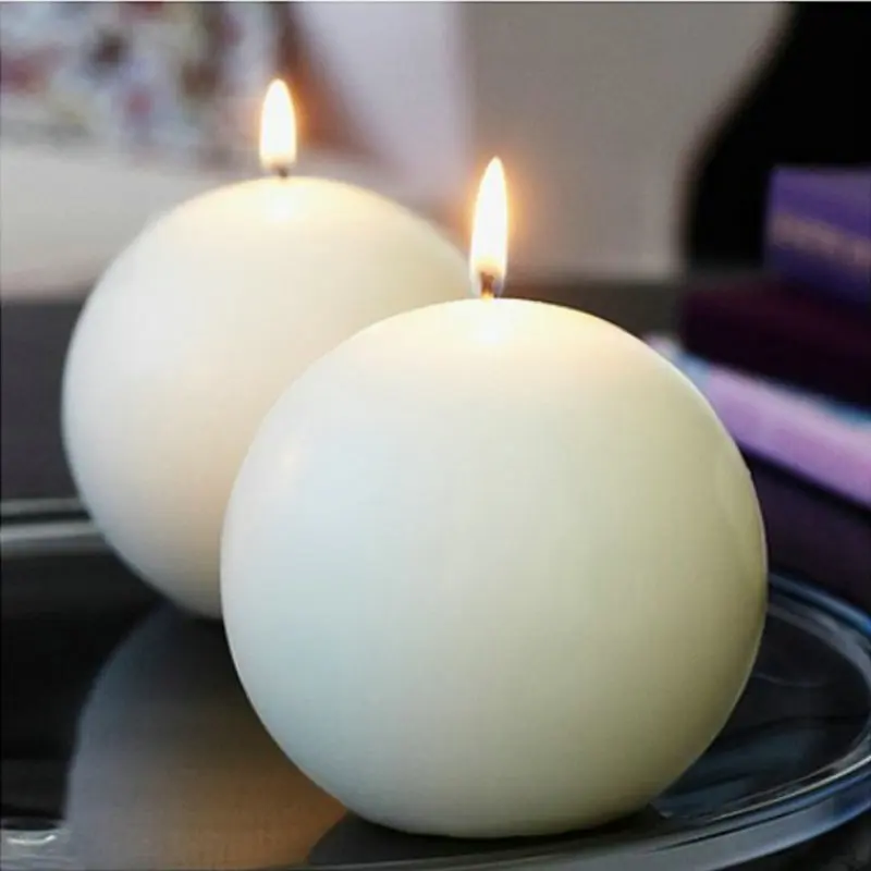 #10029 Manufacturer of spherical candles creative shape desktop candles aromatherapy candles custom