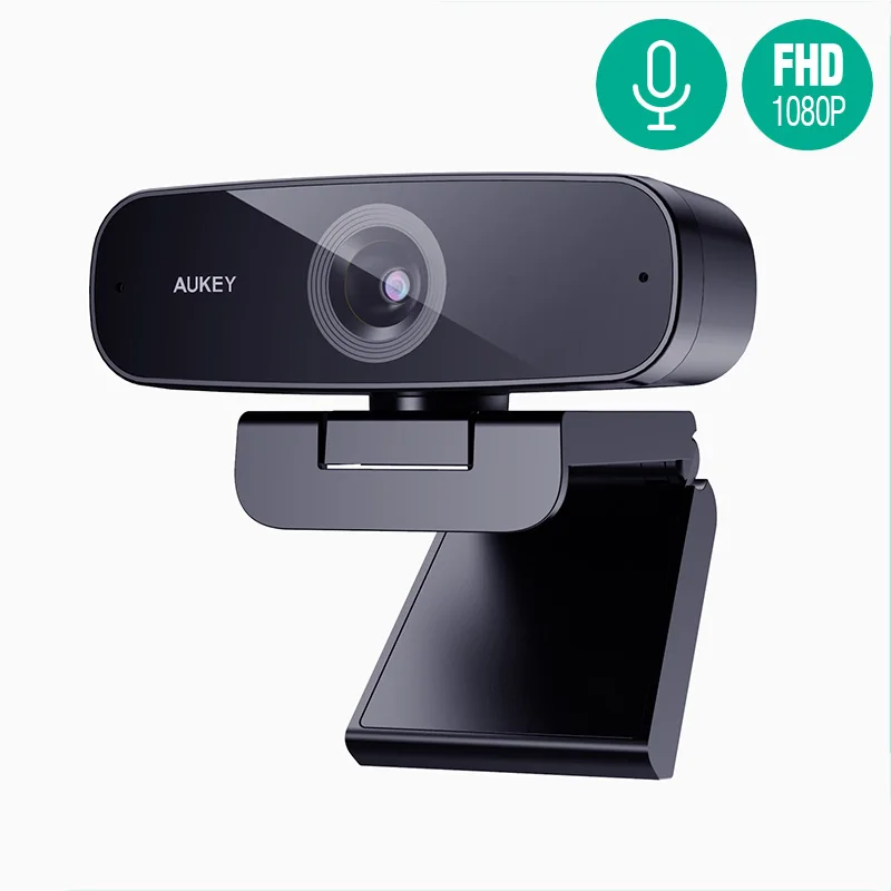 Full Hd 1080P Web Cams Aukey FHD Webcam with mic Low-light Correction Aukey Webcam Cameras for pc