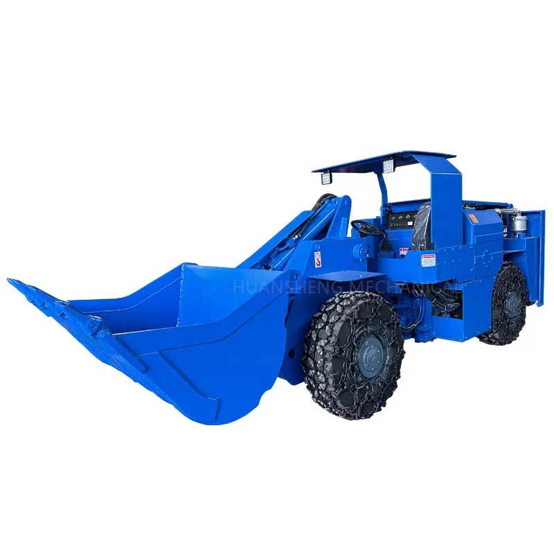 HuanSheng Underground Mining Loader 1 Ton 2 Ton Underground Mining Loader Scooptram Underground Mining Machines Loader
