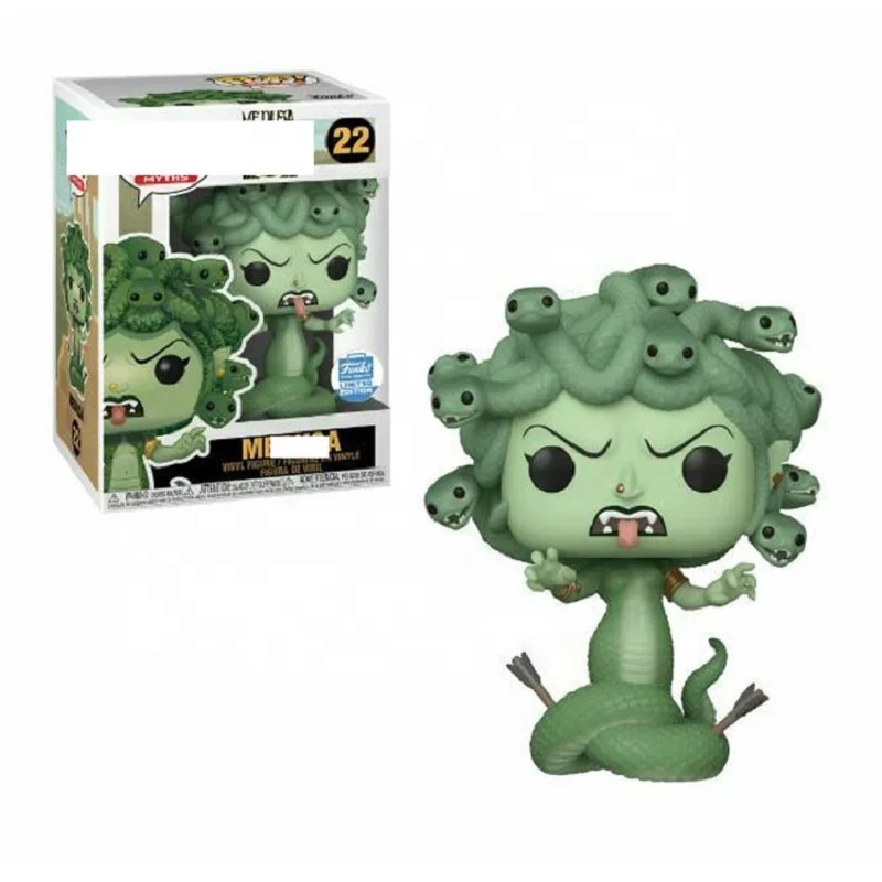 FUNKO POP Ancient Greek Mythology Medusa 22# Action Figure Toys Snake hair banshee Collection Model Doll Gifts wholesale