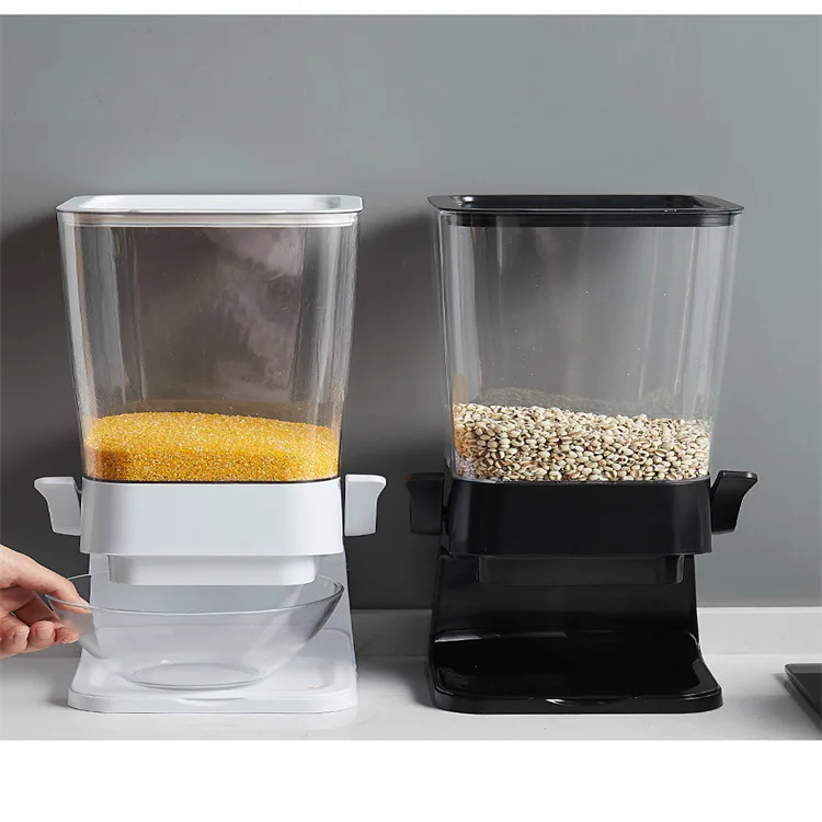 Food Storage Jar Cereal Maker Kitchen Grain Dispenser Rice Dispenser Kitchen Moisture-proof Food Grain Dispenser