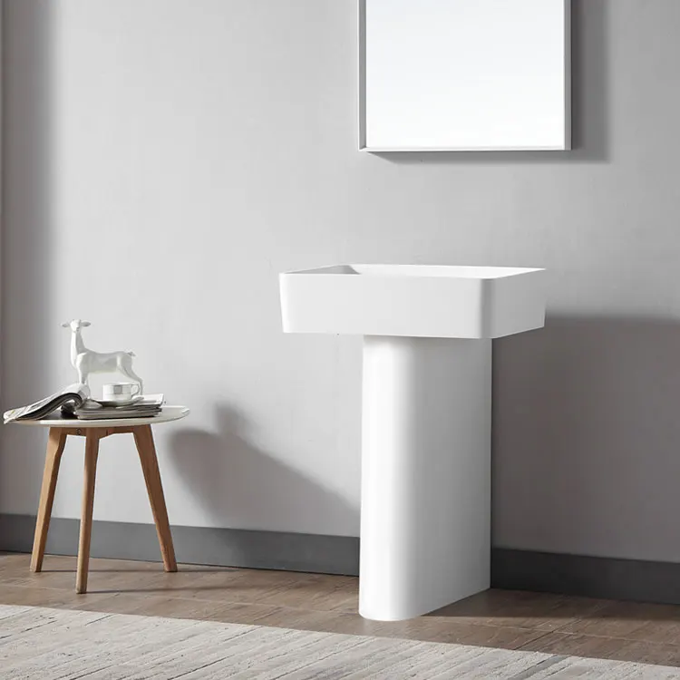 Раковина из искусственного камня для ванной комнаты