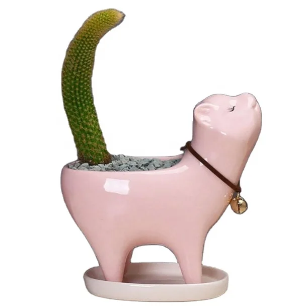 Amazons Hot Sell Mini Home Decor Planter Garden Animal  Succulent Planter for Outdoor Decoration Ceramic Planter