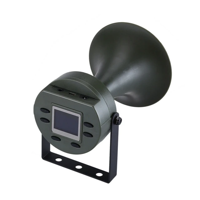 35W 125dB Hunting Bird Caller Outdoor Hunting Bird Decoy Lure Sound Predator Player Loud Speaker with Built-in Timer