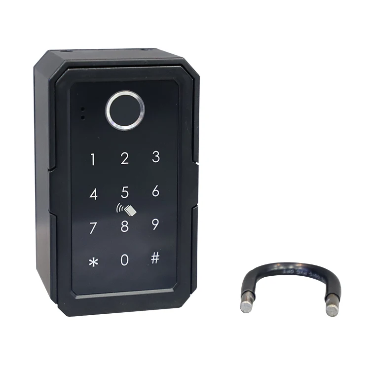 Keybox Waterproof IP65 Keypad K3F Keyless Entry Fingerprint Password Card TTLock Tuya App Smart Key Box With Lock And Key