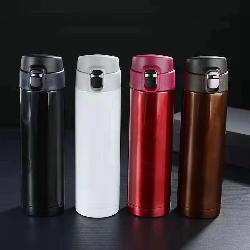 Flypeak wholesale custom 500ml vacuum insulated water bottle stainless steel double wall bottle sport Bouncing flasks termoses