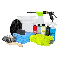 Wholesale Car Detailing Car Wash Tool Microfiber  Wash Car Cleaning Kit Set