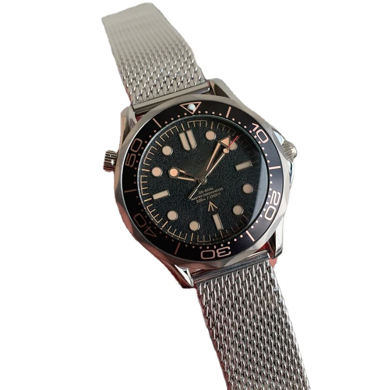 
OMG1 Top Quality Luxury Mens Watches Automatic 904L Stainless Steel Sapphire Mirror Glass Watches 