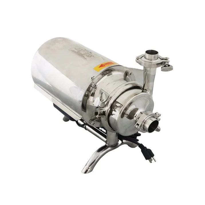 304 Stainless Steel Food Grade Centrifugal PumpSanitary Pump Sanitary Beverage Pump Liquid Transfer Machine 0.75KW 3T/H 110V