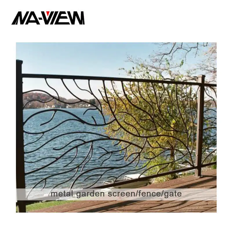 Tall Steel Pool Plate Wall Fence