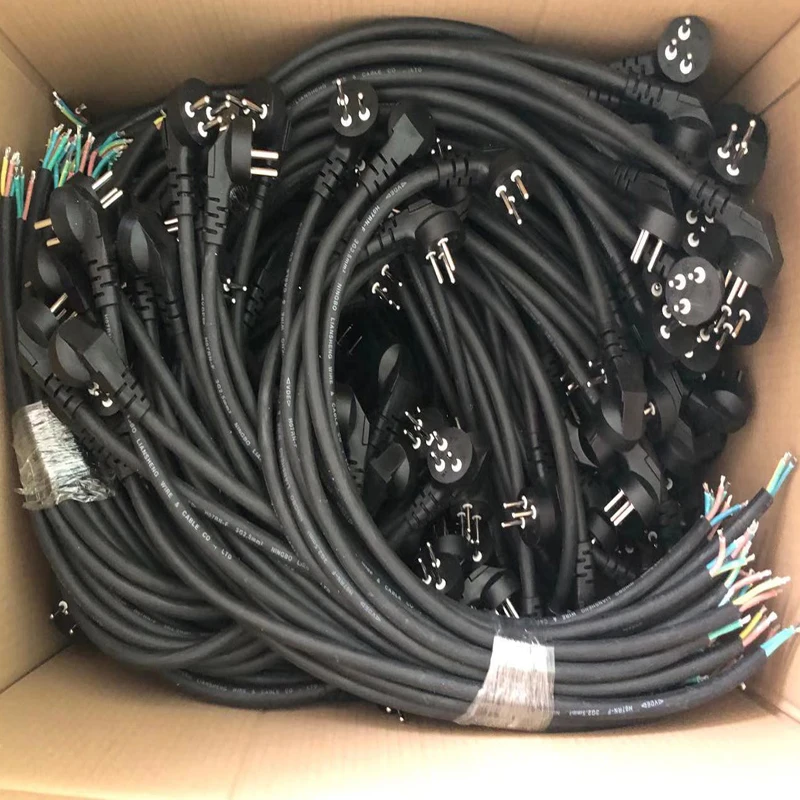 
Factory Directly 3x2.5mm2 Israeli 50cm/1m/1.5M/1.8M/3M Plug Power Cable Pure Copper 3 core Power Wire Cable for Home Appliance 