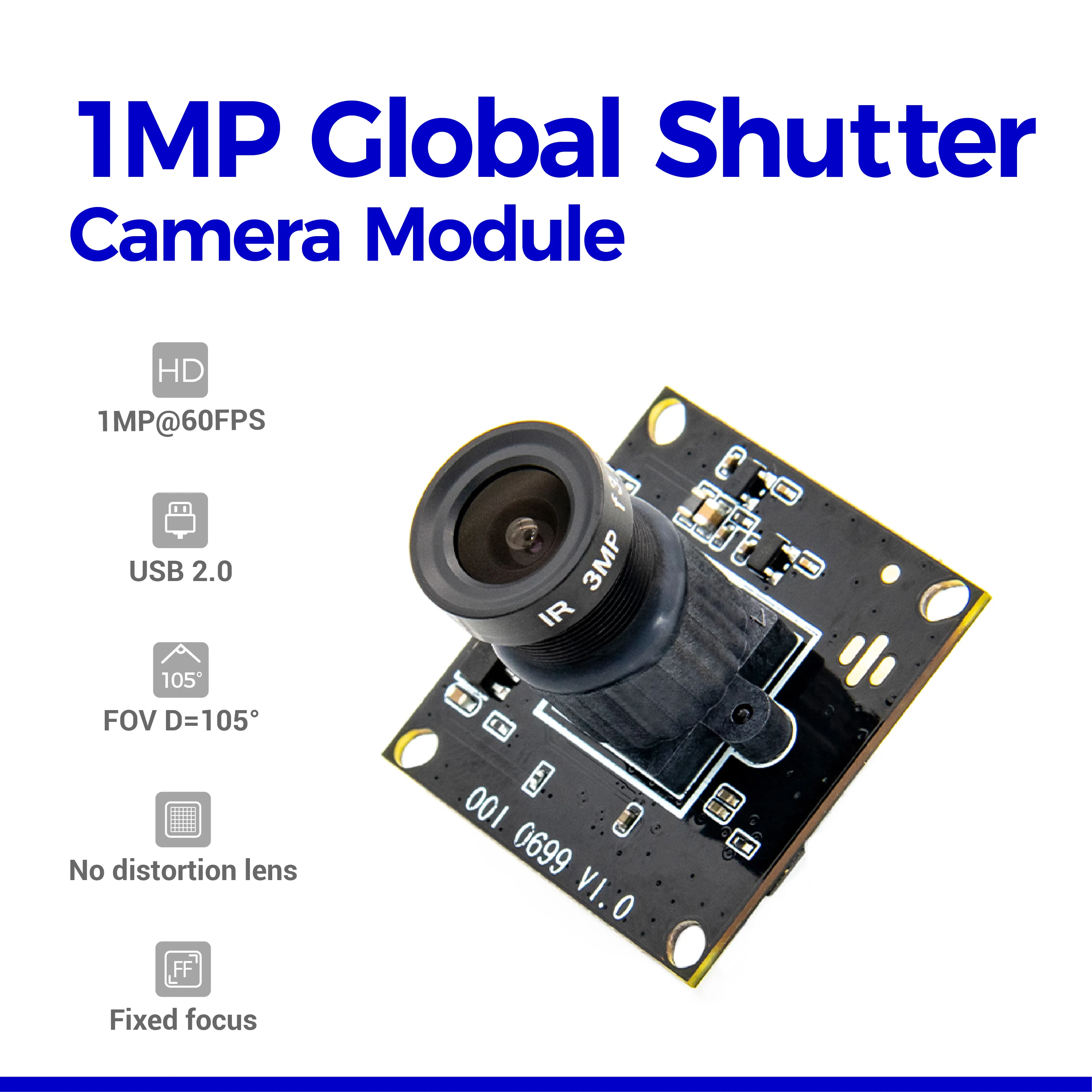 Factory Customized 4g Camera Module Raspberry 720p @60fps High Frame Rate USB Camera in Global Shutter