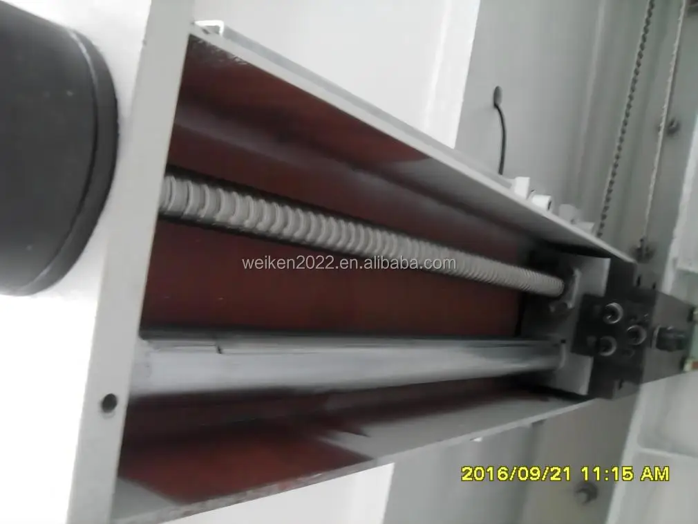 VIKEN QC12K-8X3200mm hydraulic guillotine shearing machine sheet metal used CNC cutting machine