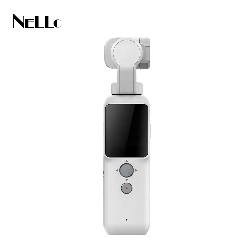 Best selling high quality face detection gimble palm digital wifi pocket camera 4k